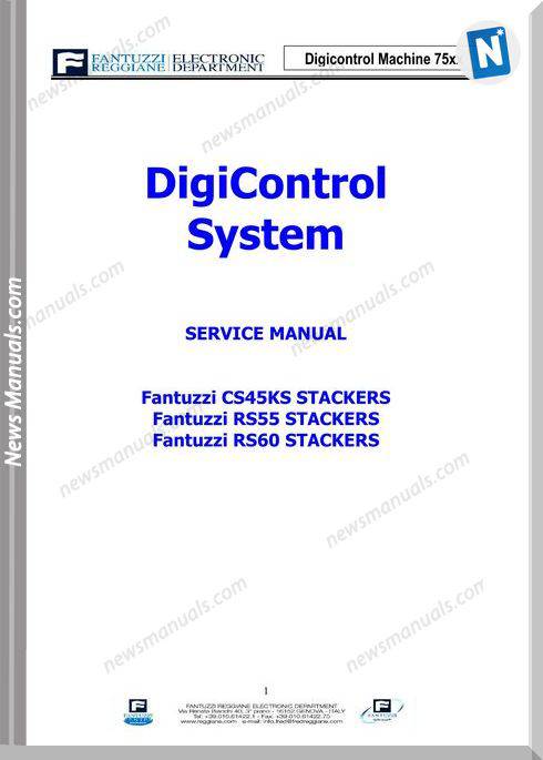 Fantuzzi Digicontrol Cs45 Rs55 Rs60 Service Manual