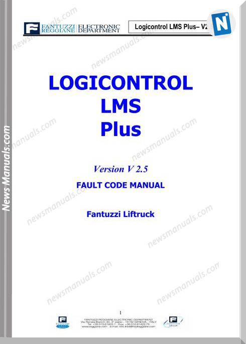 Fantuzzi Liftruck Logincontrol Lms Plus Fault Codes List