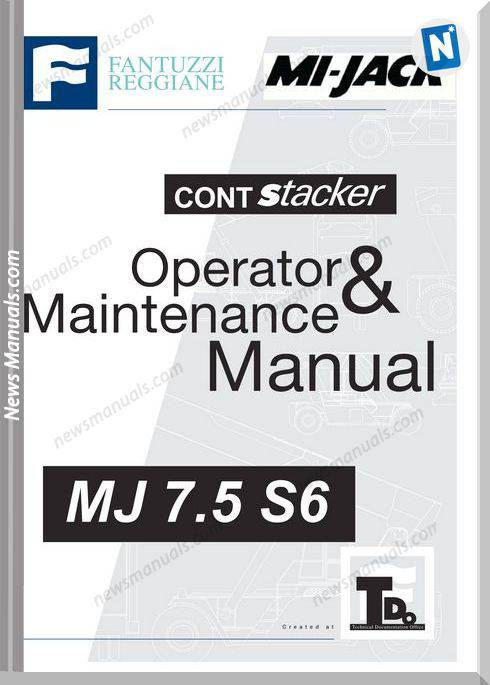 Fantuzzi Mj 7.5 S6 Models Operator Maintenance Manual