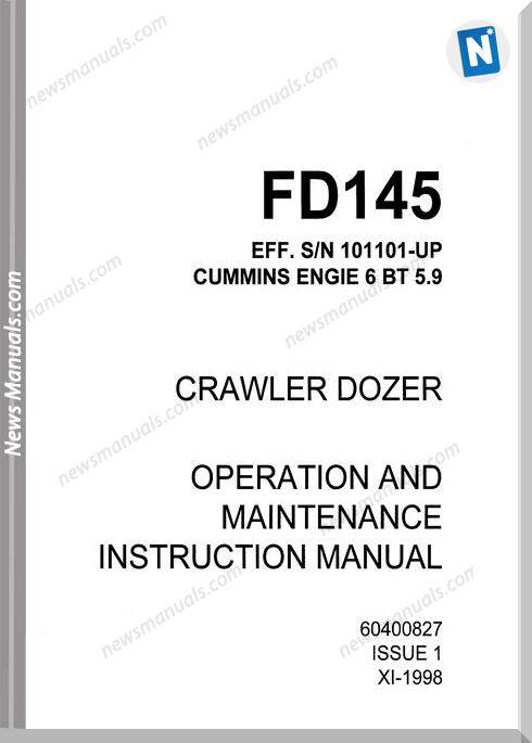 Fiat Fd145 Om Maint Instr Manual