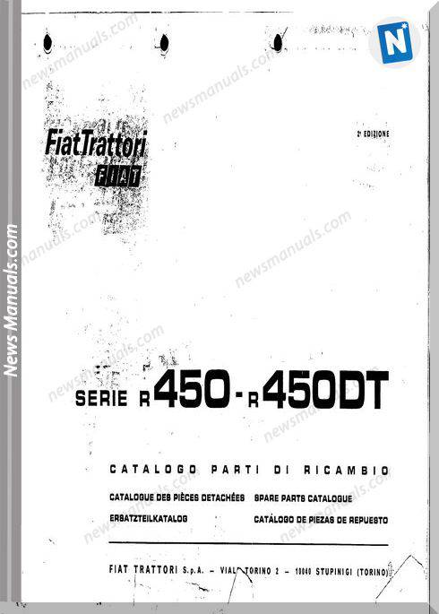 Fiat Serie 450R Parts Catalog French Language