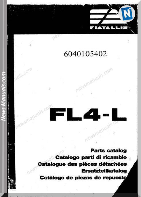 Fiat Serie Fl4 Parts Catalog French Language