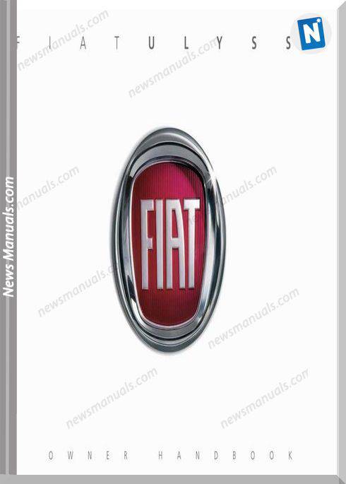 Fiat Ulysse Owner Handbook