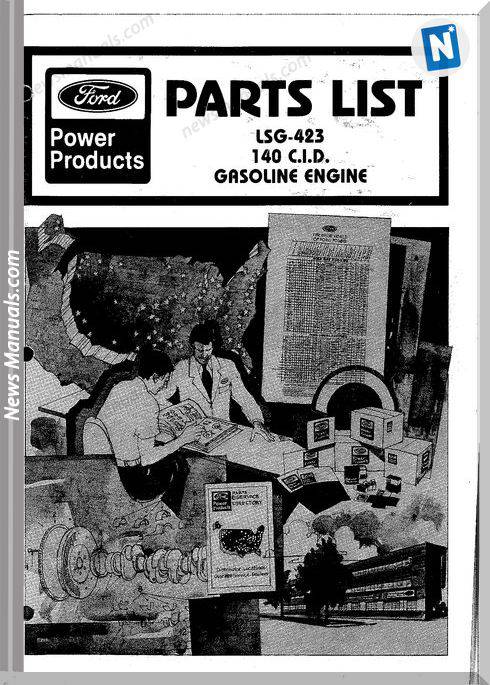 Ford 423 Lsg Engine Parts Service Manual