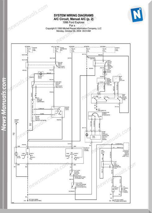 Ford Explorer 1996 Electrical Diagrams In En