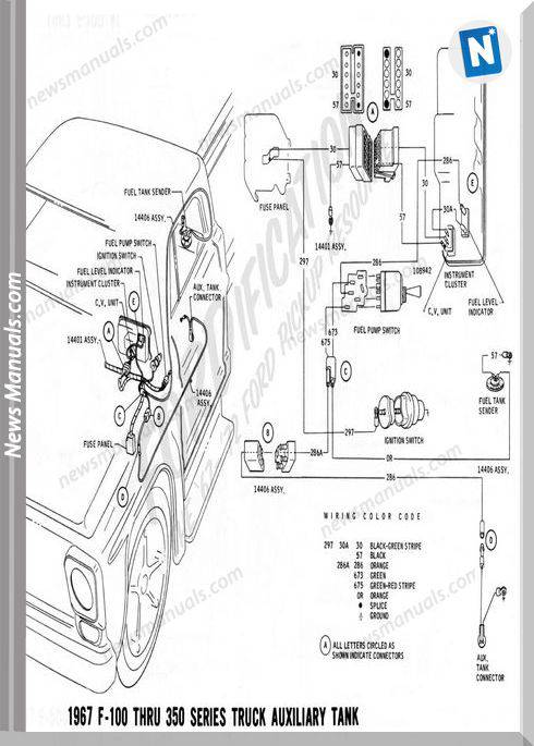 Ford F100 1967 Electric Diagram