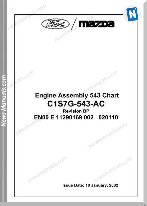 Ford Mazda 2002 Engine Duratec He Assembly Manual