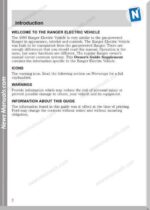 Ford Ranger Owners Manual