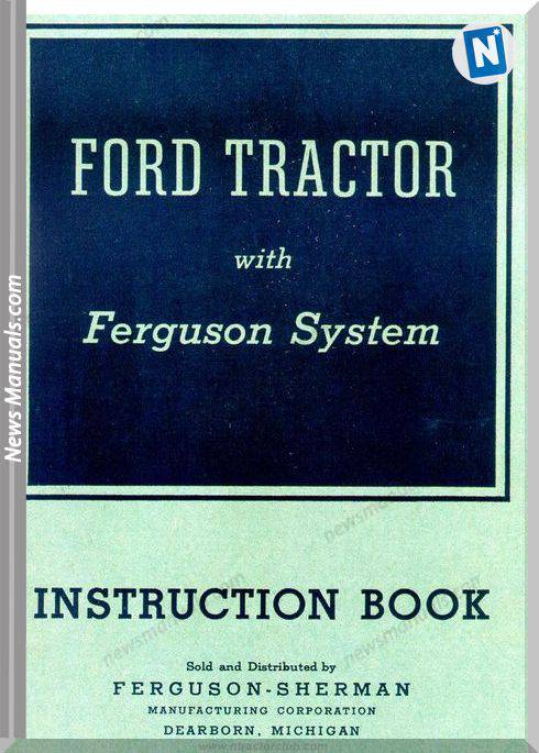 Ford Tractor 1940 Instruction Book