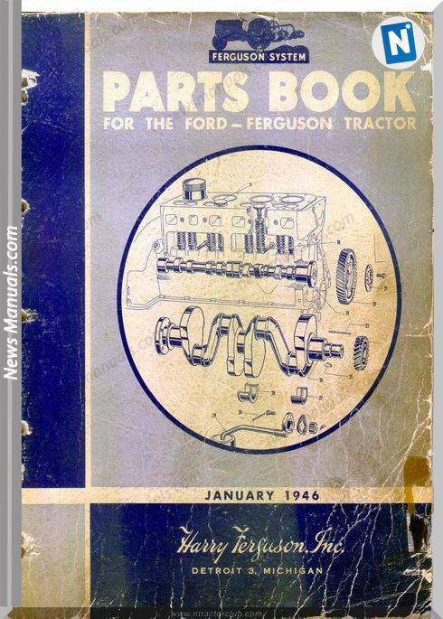 Ford Tractor Parts Book 1946 January Edition