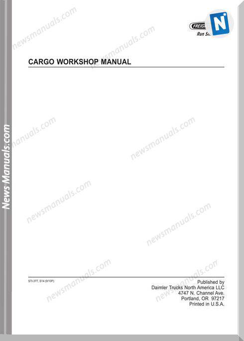 Freightliner Cargo Workshop Manual