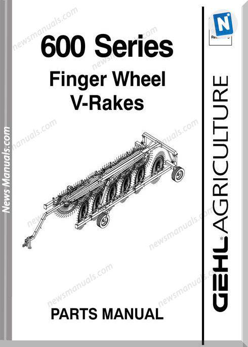Gehl Agri 600 Series Finger Wheel Vrakes Parts 909922