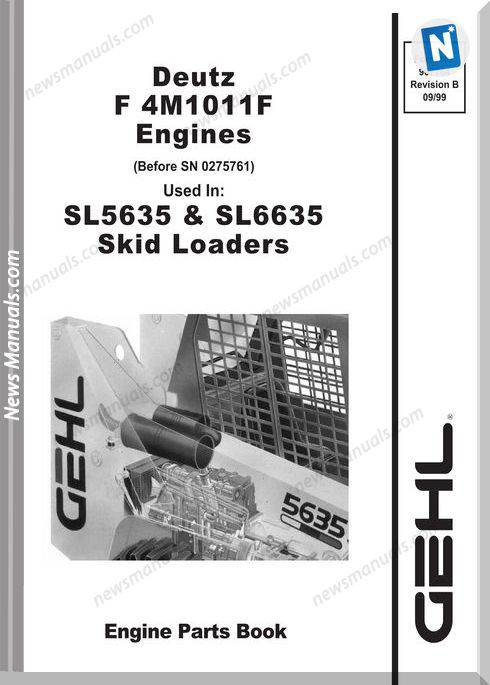 Gehl Deutz-F4M1011F-Engine-Service-Parts-Manual-907764B