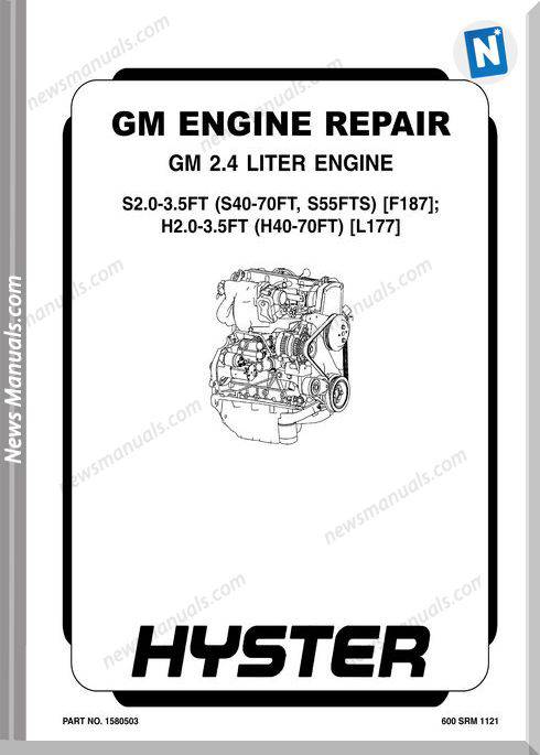 Gm Hyster 2.4L Engine Repair Manual