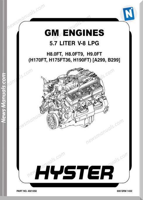 Gm Hyster Engines 5.7 Liter V-8 Lpg