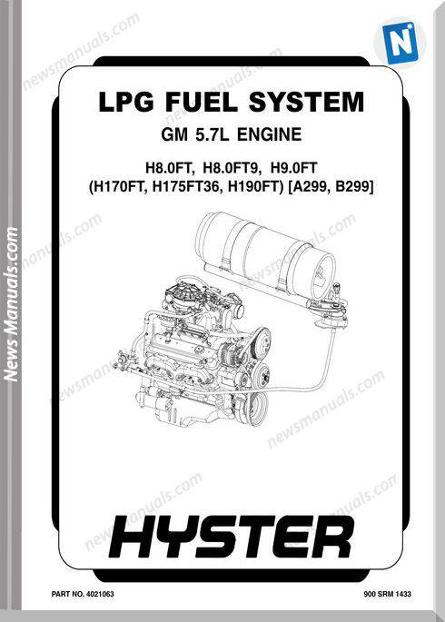 Gm Hyster Lpg Fuel System Gm Hyster 5.7L Engine