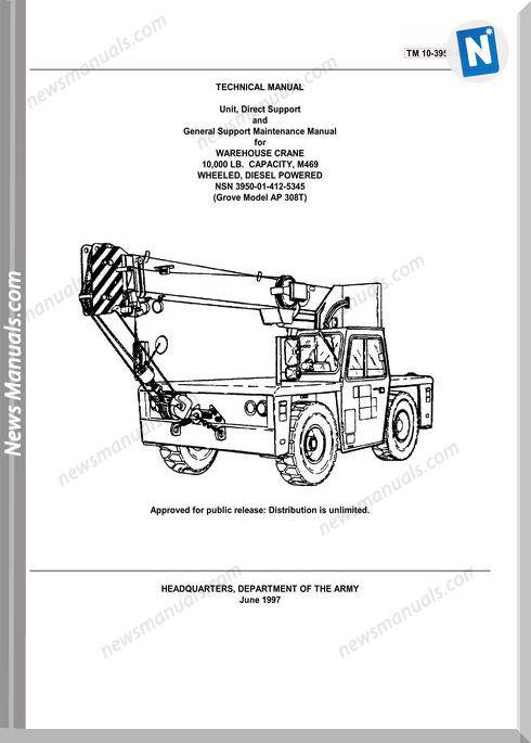 Grove Crane Ap 308T Cd2 Technical Manual