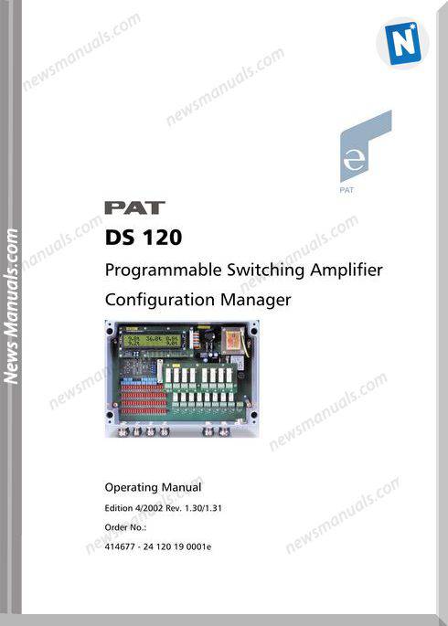 Grove Pat Ds1201 Troubleshooting Manual