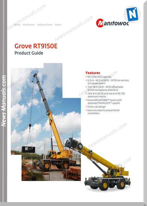 Grove Rt9150E Product Guide