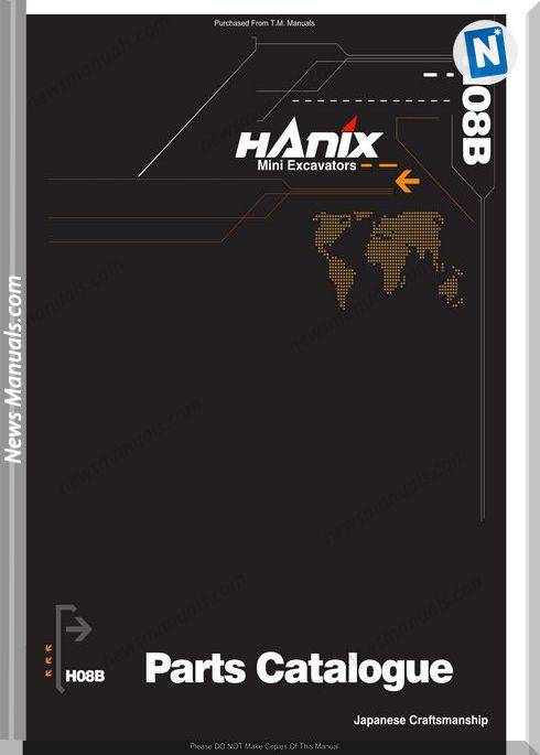 Hanix H08B Parts Catalog