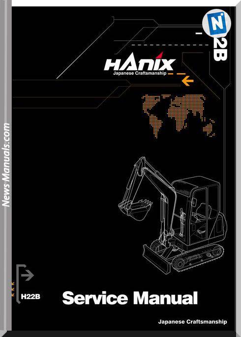 Hanix H22B Mini Excavator Service And Parts Manual