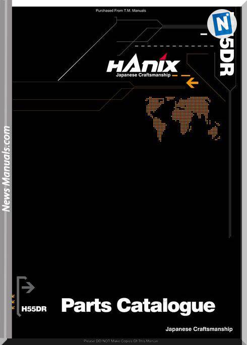 Hanix H55Dr Parts Catalog
