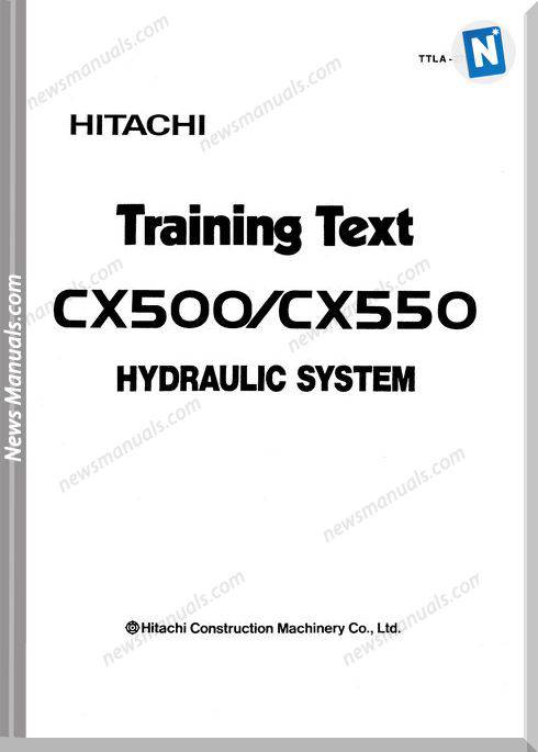 Hitachi Cx500 Hydraulic System