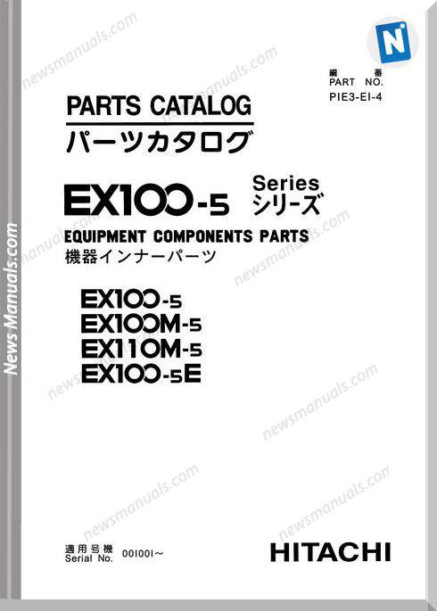 Hitachi Ex100 110 5 Equipment Components Parts