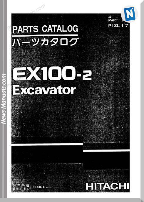Hitachi Ex100-2 Set Parts Catalog