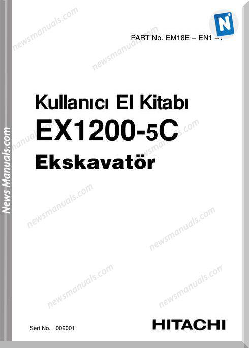 Hitachi Ex1200-5C Operator Manual