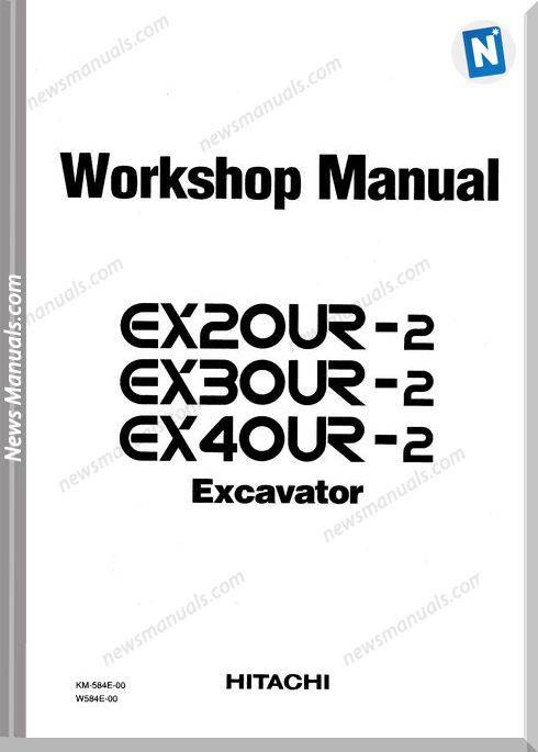 Hitachi Ex20Ur-2 Ex30Ur-2 Ex40Ur-2 Workshop Manual