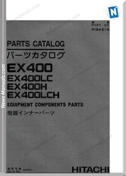 Hitachi Ex400 2 Set Parts Catalog