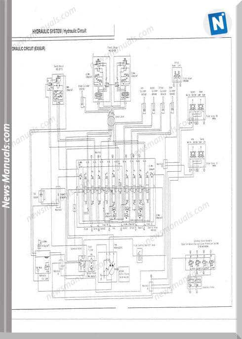 Hitachi Ex55Ur Hydraulic Circuit Diagram