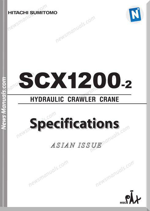 Hitachi Sumitomo Scx1200 2 Hydraulic Crawler Crane