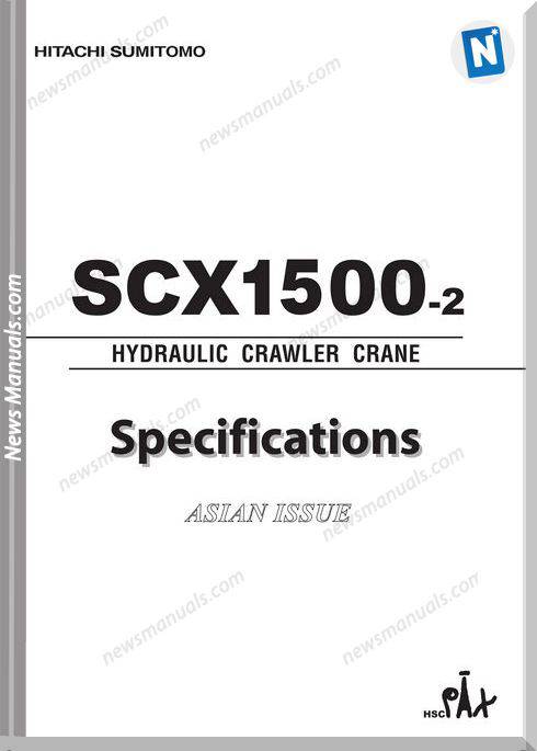Hitachi Sumitomo Scx1500 2 Hydraulic Crawler Crane