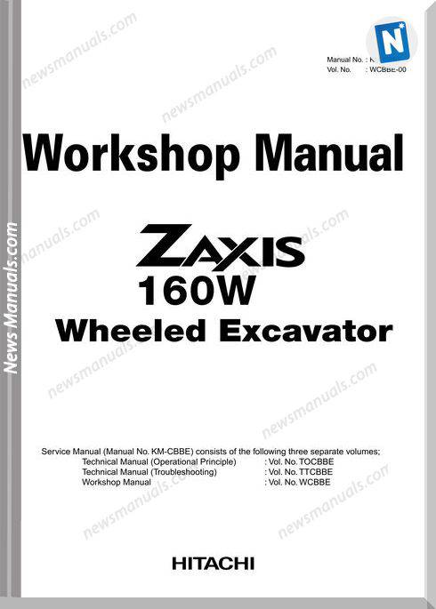 Hitachi Zaxis 160W Workshop Manual