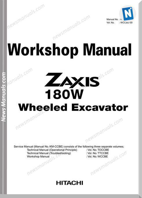 Hitachi Zaxis 180W Workshop Manual