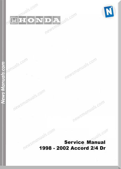 Honda Accord 1998 2002 Workshop Manual