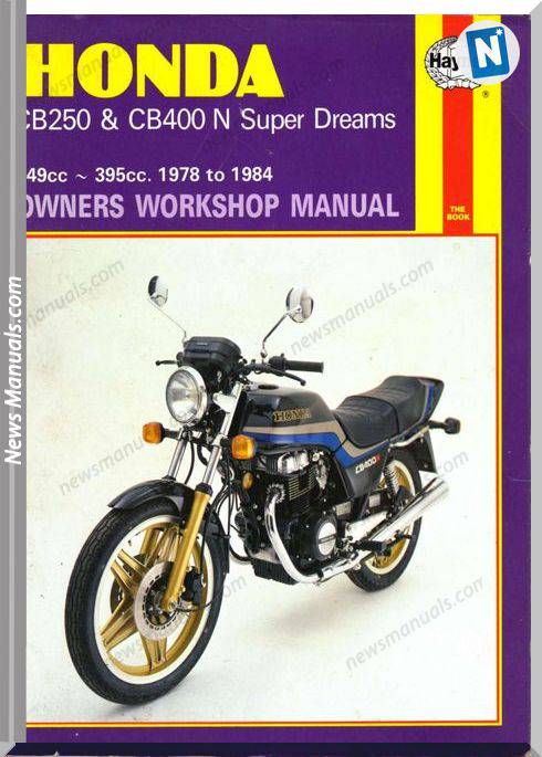Honda Cb 250 400 N Superdreams 78 A 84 Service Manual