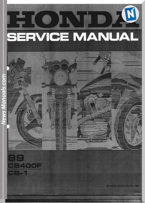 Honda Cb 400F Cb1 89 Service Manual