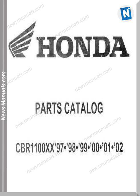 Honda Cbr1100Xx 97 02 Parts Manual