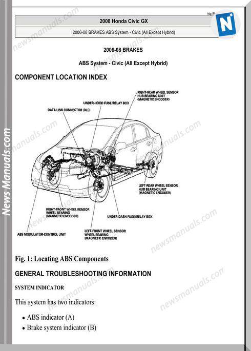 Honda Civic Service Manual 2006 2009