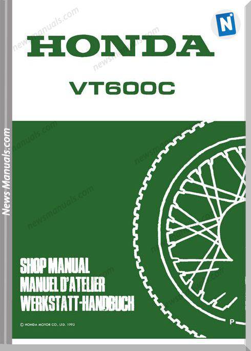 Honda Vt600C Shop Manual