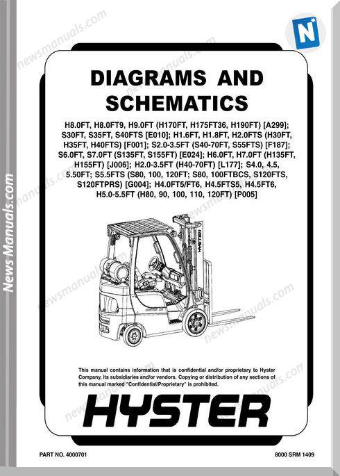 Hyster Forklift Diagrams And Schematics