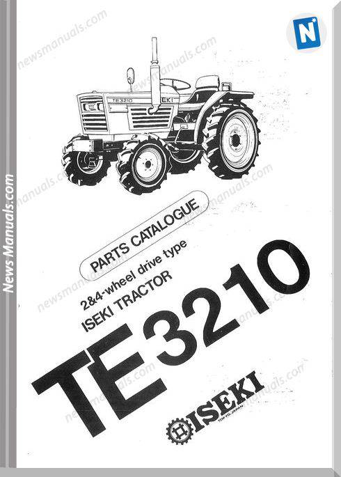 Iseki Model Te3210 Parts Catalogue Manuals