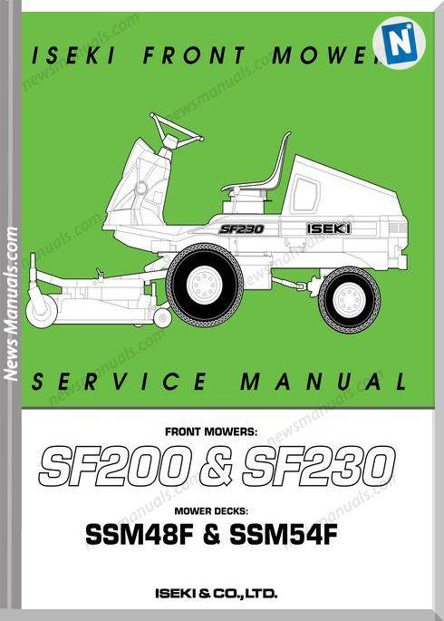 Iseki Sf200,Sf230 Service Manual
