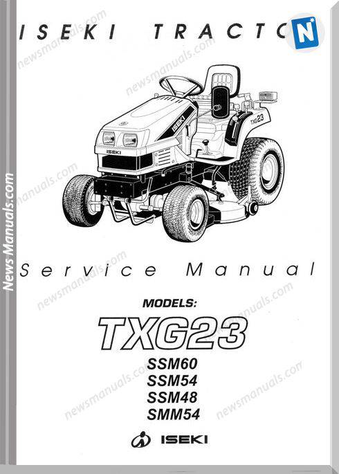 Iseki Txg23 Models Service Manual