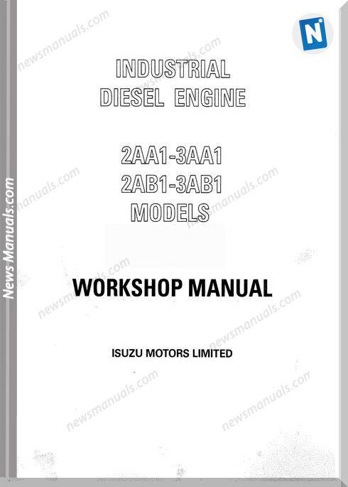 Isuzu 2Aa1 3Aa12Ab1 3Ab1 Workshop Manual
