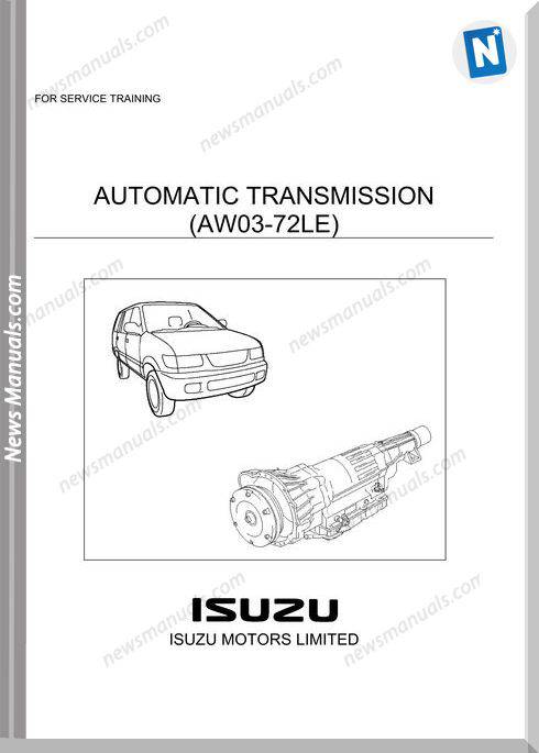 Isuzu Automatic Transmission Aw03 72Le Service Training