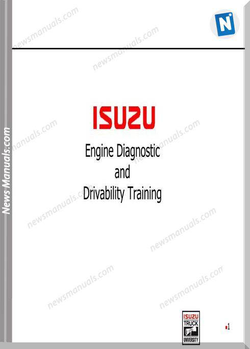 Isuzu Engine 4Hk1-6Hk1 Diagnostic Drivability Training